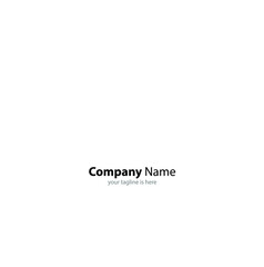 The simple modern logo of letter M with white background