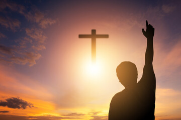 Human hands open palm up worship. Eucharist Therapy Bless God Helping Repent Catholic Easter Lent...