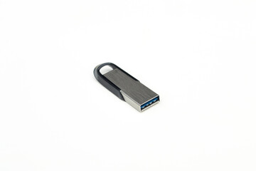Flash drive on a white background.