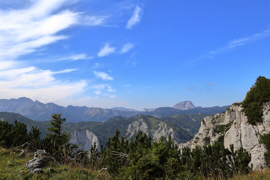 Blick von der Messnerin im Hochschwabgebiet. Steiermark. &Ouml;sterreich