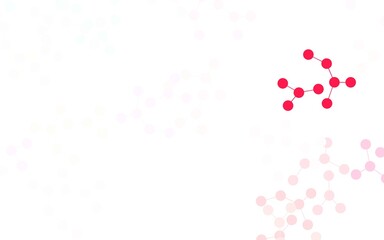 Light Pink, Yellow vector texture with artificial intelligence concept.