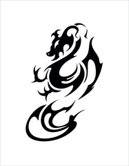chinese dragon ten of the big collection ethnic tattoo symbol sticker