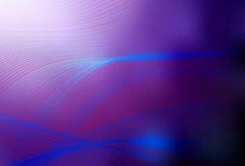 Dark Pink vector blurred bright template.