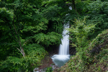 秩父華厳の滝　スローシャッター　埼玉県秩父市
