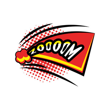pop art zooom explosion bubble detailed style icon vector design