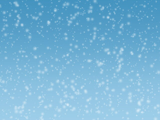 Fototapeta na wymiar 雪の降る寒い空