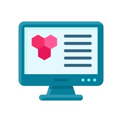 laboratory icon related laboratory graduated cylinder vector in flat style,