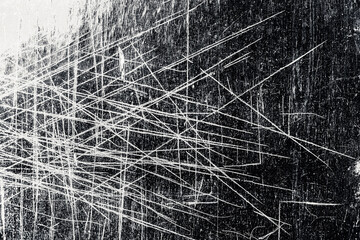 Abstract monochrome grunge stripes background for design.