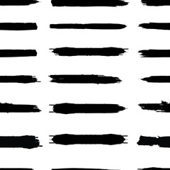 Vector Seamless Pattern.  Geometric Shapes in Grunge Style . Vintage texture.