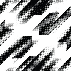 Seamless pattern with speed lines.Triangles
 unusual poster Design .repeating , diagonal, slanting, oblique Black Vector stripes .Geometric shape. Endless texture