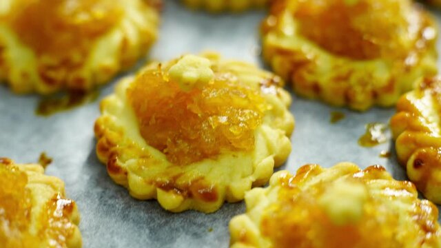 Home made pineapple jam tart, food for festival celebration