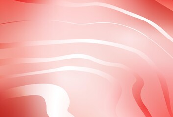 Light Red vector template with bent lines.