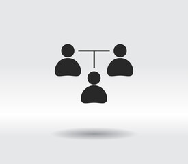 communication concept. connection icon, vector illustration.