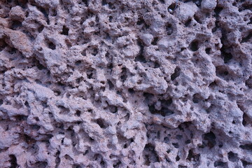 Vulkanfelsen aus der Nähe fotografiert