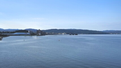 宍道湖大橋からの嫁ヶ島方向１