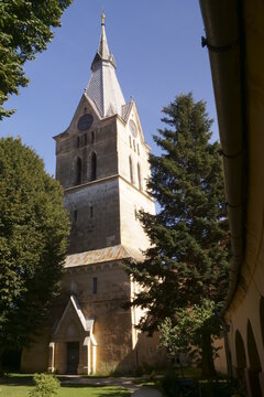 The fortified church of Codlea, Brasov, Transylvania, Romania; construction of the 13th century
