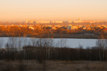 Fototapeta premium dangerous winter river ravines off the coast
