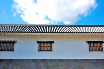 駿府城巽櫓の壁面