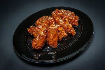 Korean Crispy Fried Spicy Chicken 