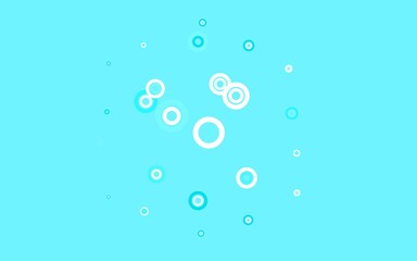 Light Pink, Blue vector layout with circle shapes.