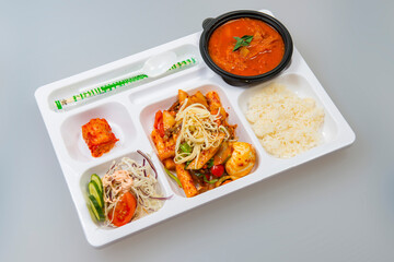 Korean cuisine lunch set