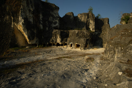 A Cave Under A Limestone Hill In Bojonegoro, Indonesia