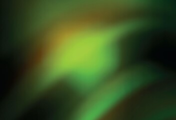 Dark Green vector colorful blur backdrop.