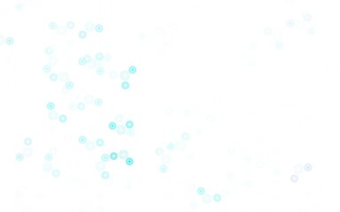 Fototapeta na wymiar Light BLUE vector pattern with spheres.