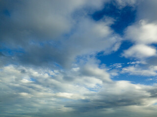 blue sky with clouds