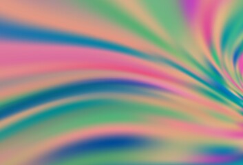 Fototapeta premium Dark Green vector blurred pattern.