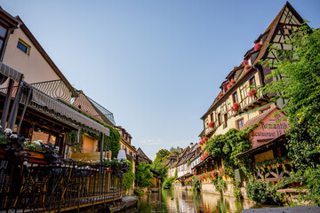 Promenade en barque dans La petite Venise &agrave; Colmar