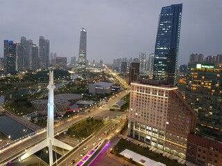 Naklejka premium 한국 인천 송도