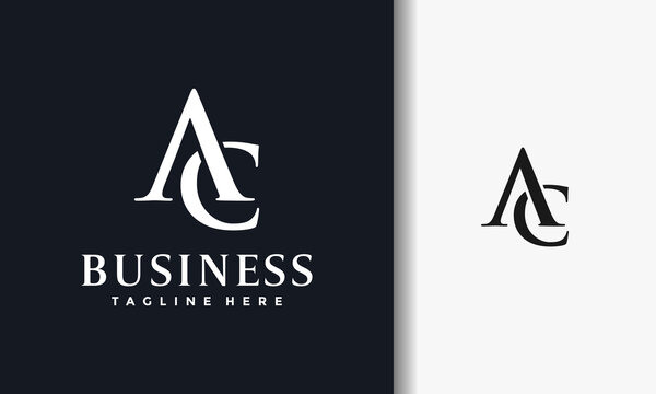 monogram lettering AC logo