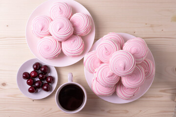 Obraz na płótnie Canvas pink marshmallows
