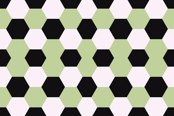 Texture of hexagonal tile masonry. Beautiful seamless minimalist pattern.