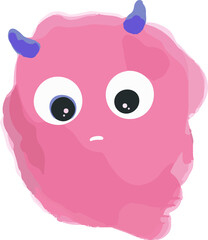 Cute little baby ghost character