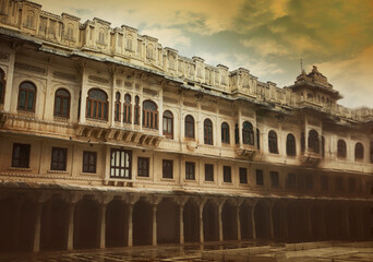 City Palace in Udaipur, Rajasthan, India