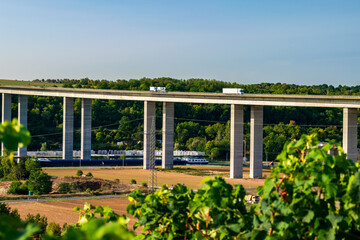 Highway through the Kitzingerland 