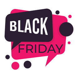 Black friday sale, shopping on reduced prices vector