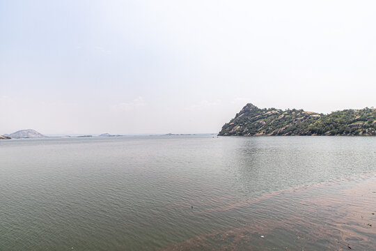 A View From A Jawai Dam,rajasthan