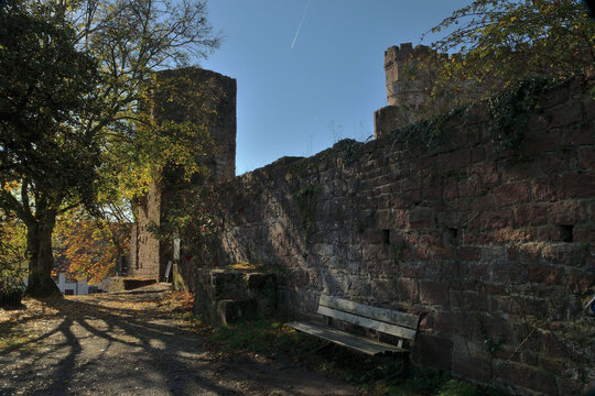 An der Bergfeste Dilsberg am Neckar