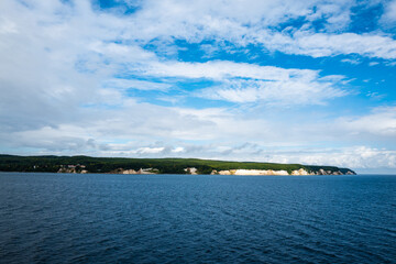 view of jasmund from the sea