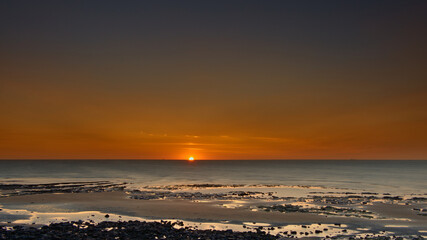 sunrise over the sea