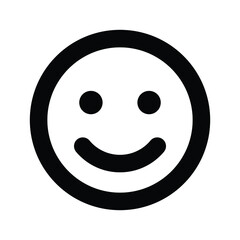 Smile face emoticon emoji icon