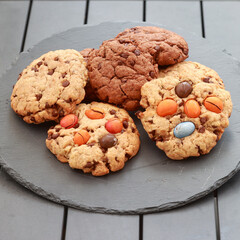 Cookie au chocolat avec pépites