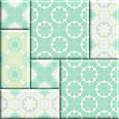 Designer tile acrylic painted seamless pattern, Vintage Moroccan pattern, seamless colorful Moroccan style Can be used for wallpaper, pattern fills, web page background,surface textures & textile.