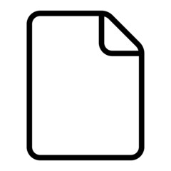file icon with outline style. Suitable for website design, logo, app, ui, etc.