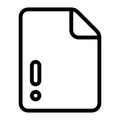 report file icon with outline style. Suitable for website design, logo, app, ui, etc.
