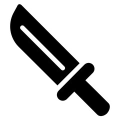 
An japanese sword vector, editable icon of katana 
