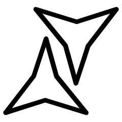  Shuriken vector style, trendy icon of ninja blades   © SmashingStocks